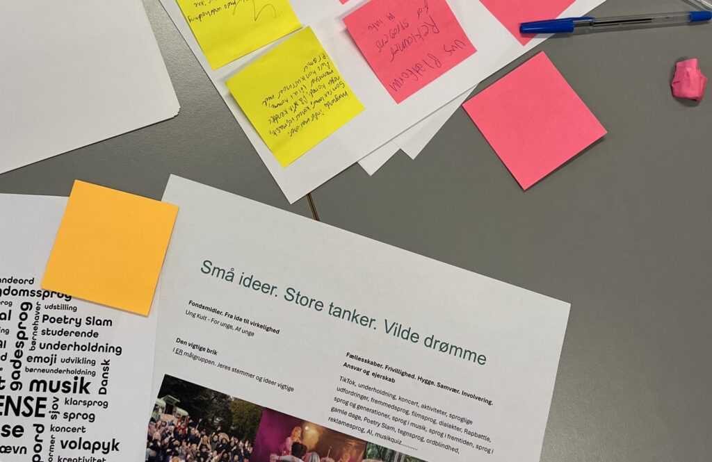 sprogense innovationscamp noter